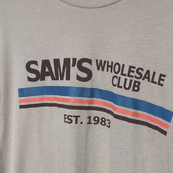 Sam's Club Cream Short Sleeve Tee - Picture 2 of 3